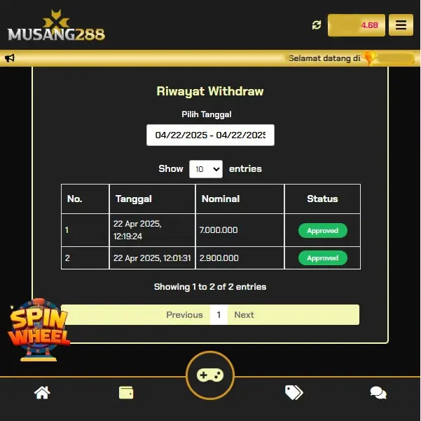 MUSANG288 APK Resmi Unduh Indonesia
